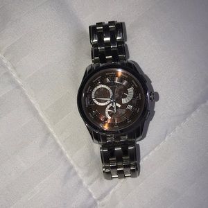 Men’s Citizen Eco Drive watch sterling silver